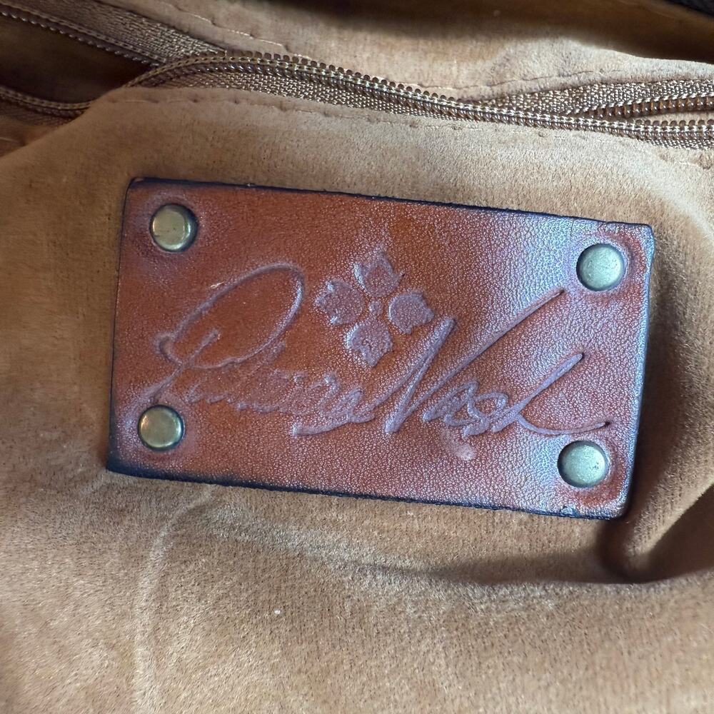 Patricia Nash VINTAGE Camila Leather Crossbody Shoulder-Bag Boho Rustic - Picture 11 of 12